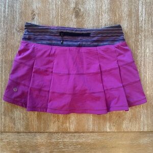 Lululemon Pace Rival Skirt II Ultra Violet/Space Dye Twist Ultra Violet Multi